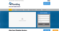 Desktop Screenshot of palmcoastplumbers.com
